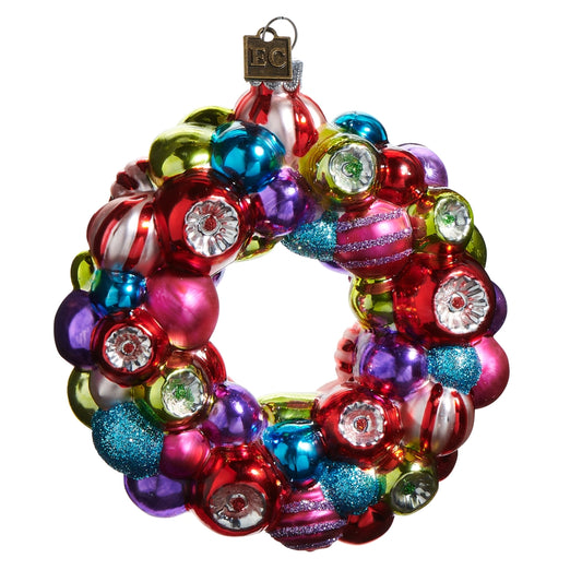 EC 4” Reflector Wreath Ornament
