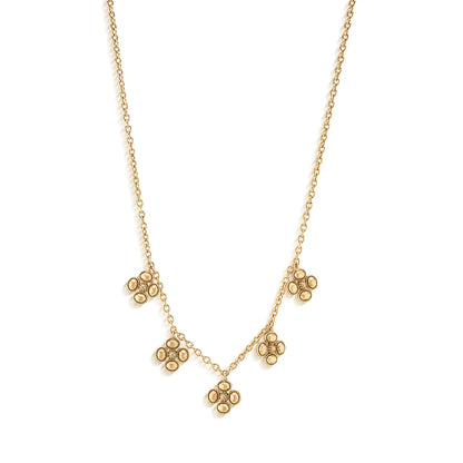 Berry Clover Multi Station Necklace