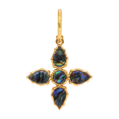 Aurora Reversible Pendant - Abalone/MOP