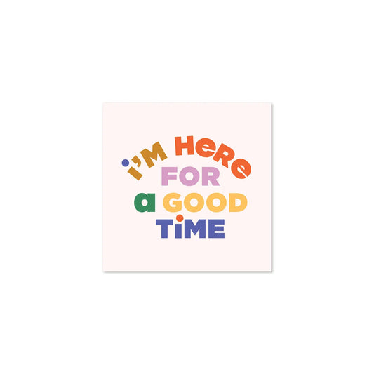 Hi Flower sticker