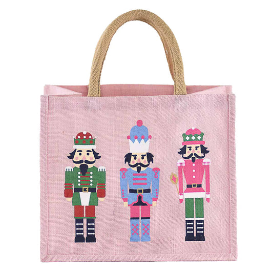 Nutcracker March Gift Tote Light Pink/Multi