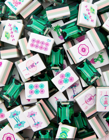 Emerald Mahjong Tiles- Oh My Mahjong