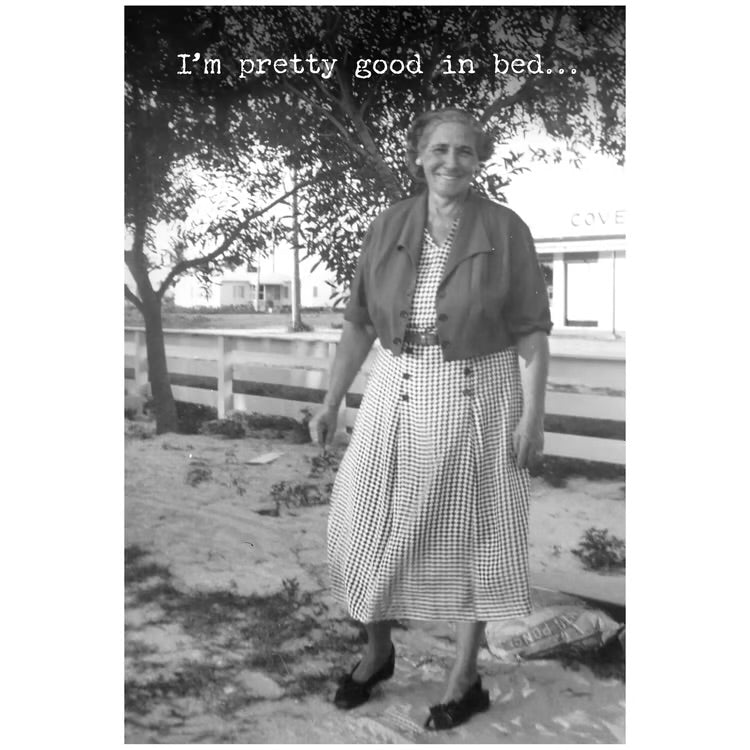 Greeting Card- Good in Bed