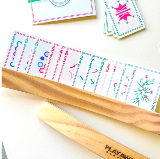 Classic- Play Away Mahjong Cards and Racks Bundle