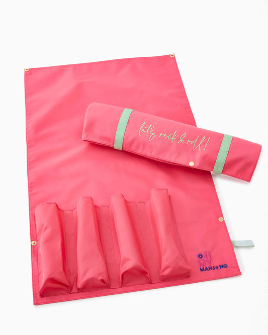 Let’s Rack & Roll Bag- Strawberry- Oh My Mahjong