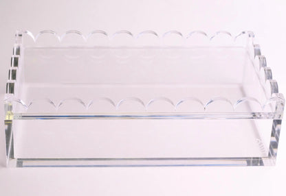 Scalloped Acrylic Box- Miss Mahjong