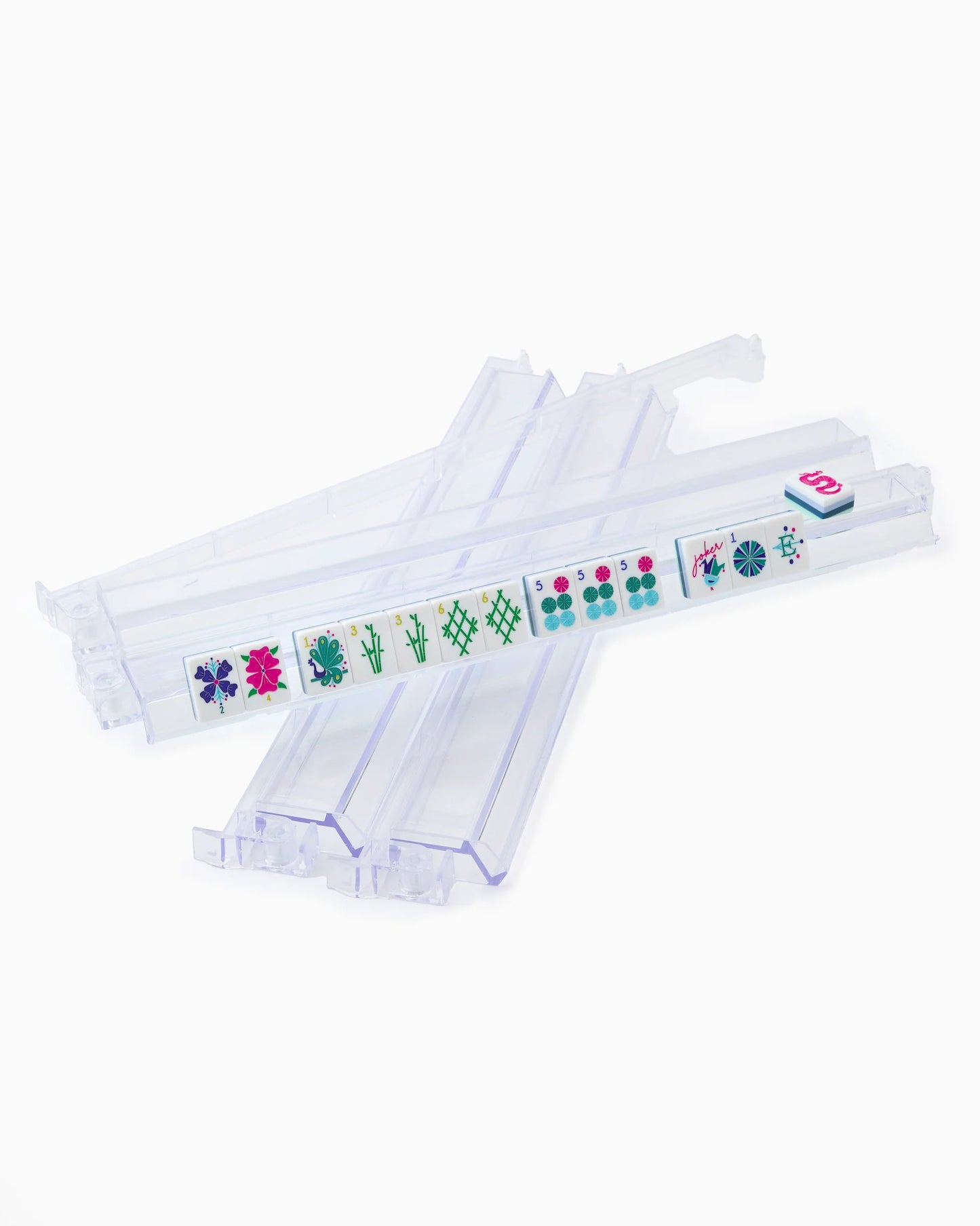 Acrylic Rack & Pusher-Clear-Oh My Mahjong