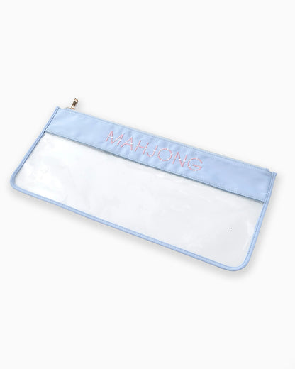 Light Blue Bamboo Mahjong Bag- Oh My Mahjong