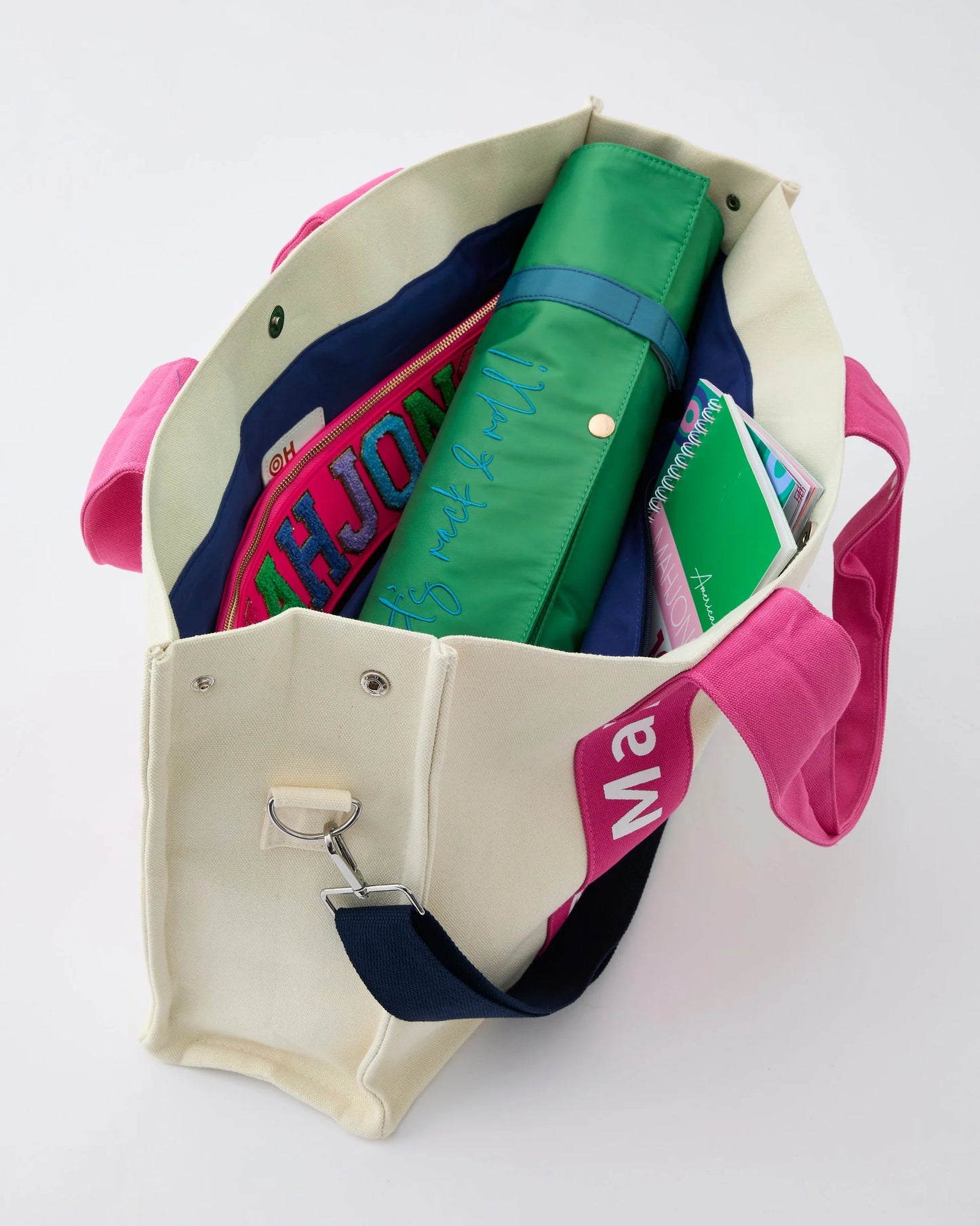 Pink Mahj It All Bag-Oh My Mahjong