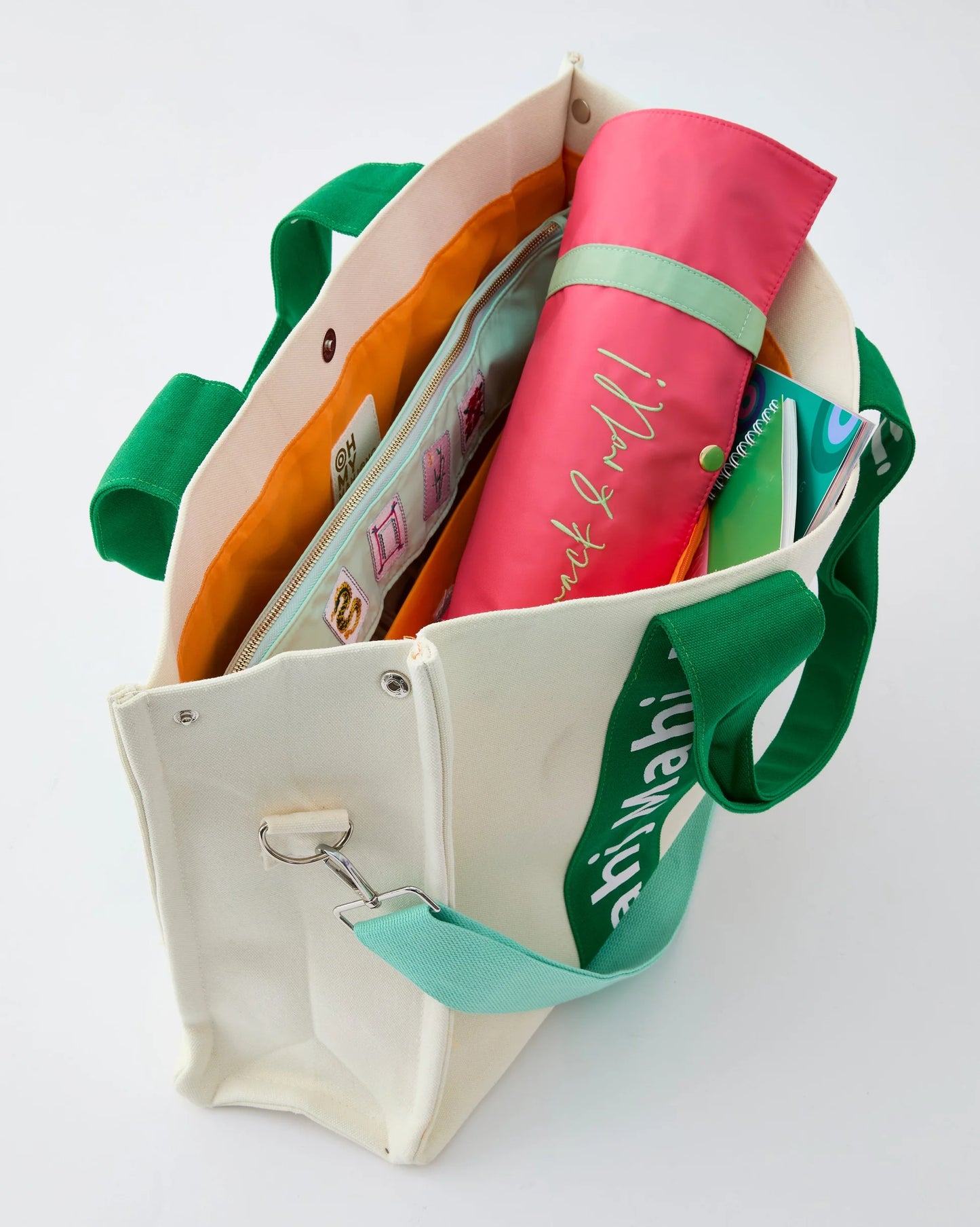 Green Mahj It All Bag- Oh My Mahjong