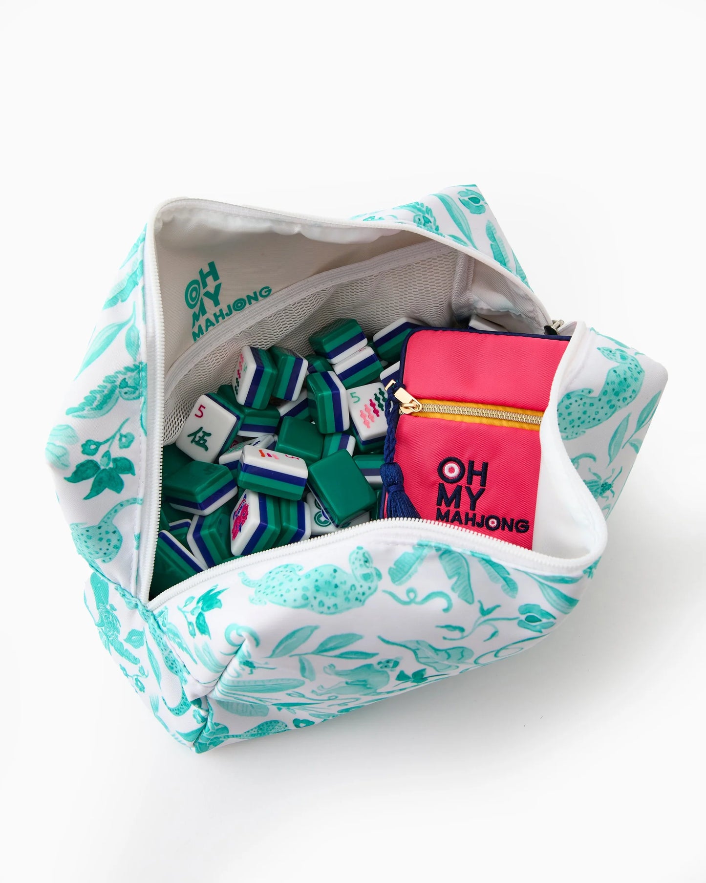 Amazon Green Tile Bag x Catherine Cartie Collab- Oh My Mahjong