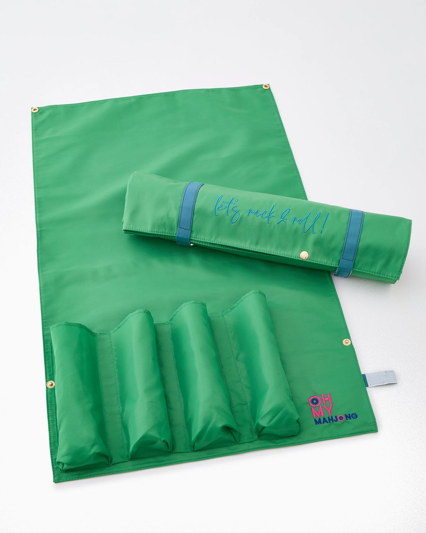 Kelly Green Let’s Rack & Roll Bag- Oh My Mahjong