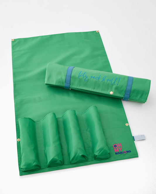 Kelly Green Let’s Rack & Roll Bag- Oh My Mahjong