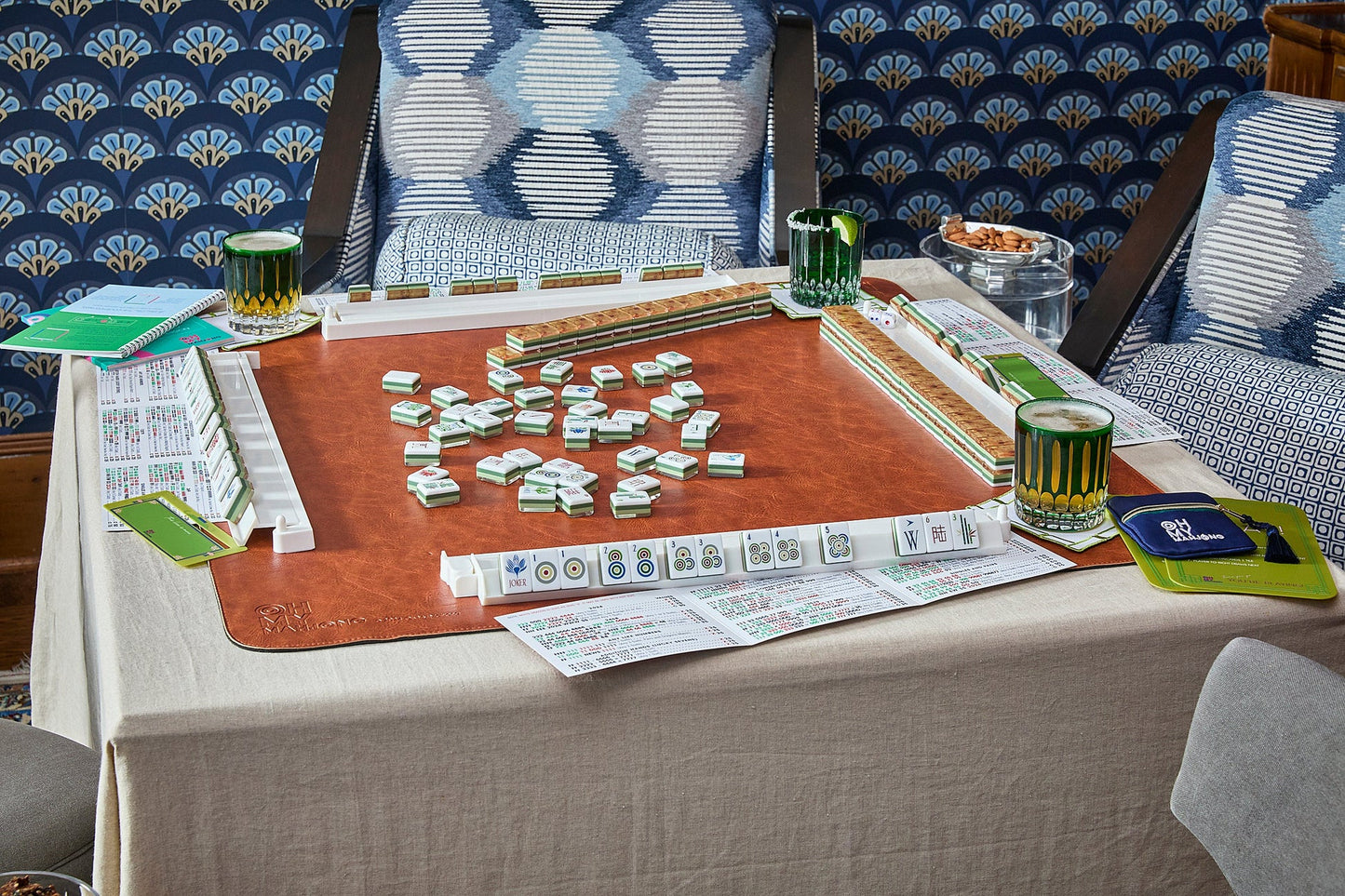 Cognac Mat- Oh My Mahjong