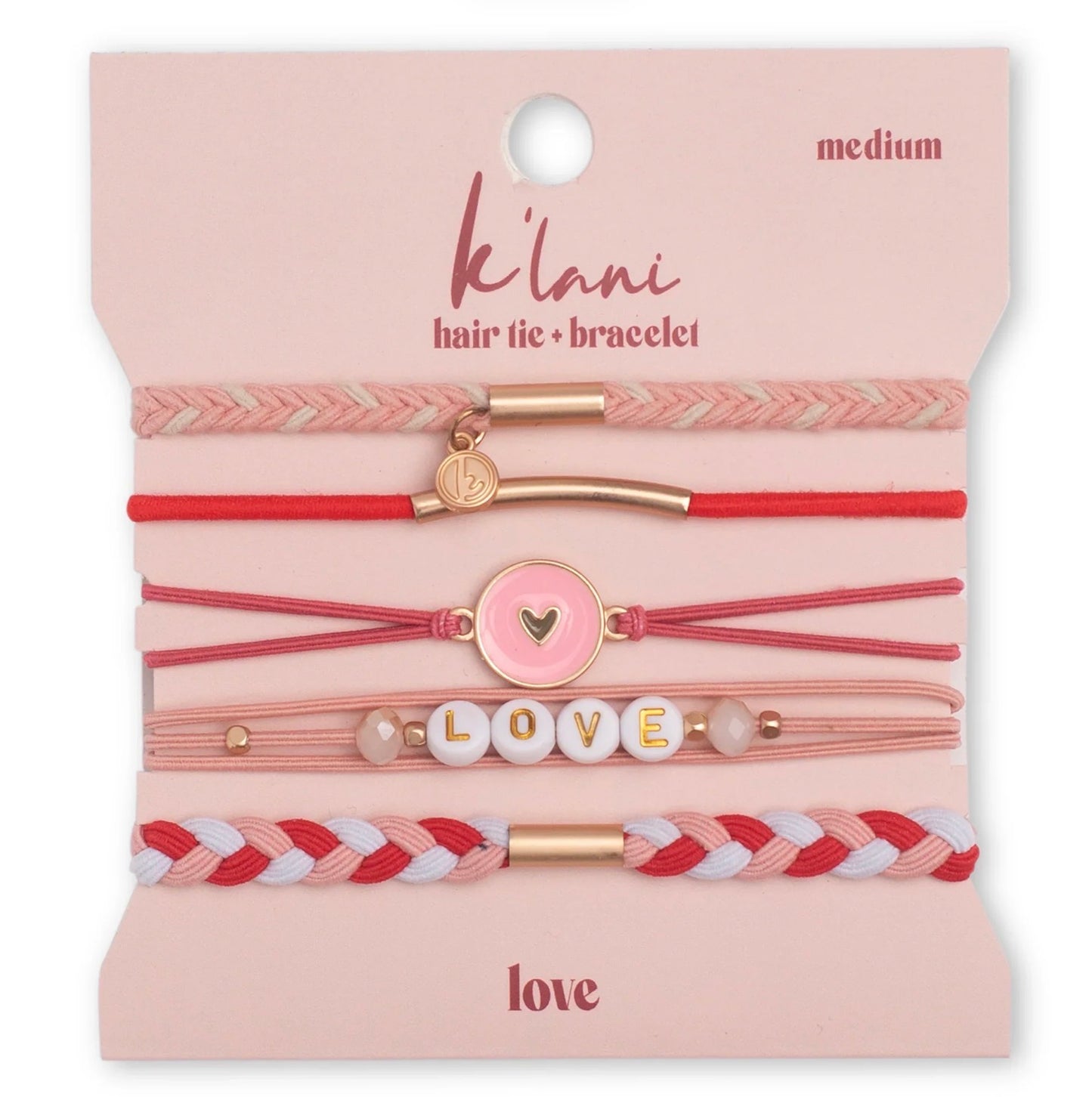 Love Hair Tie Bracelet