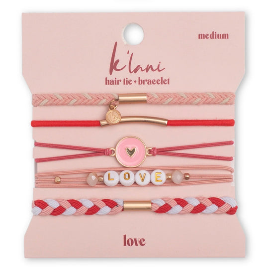 Love Hair Tie Bracelet