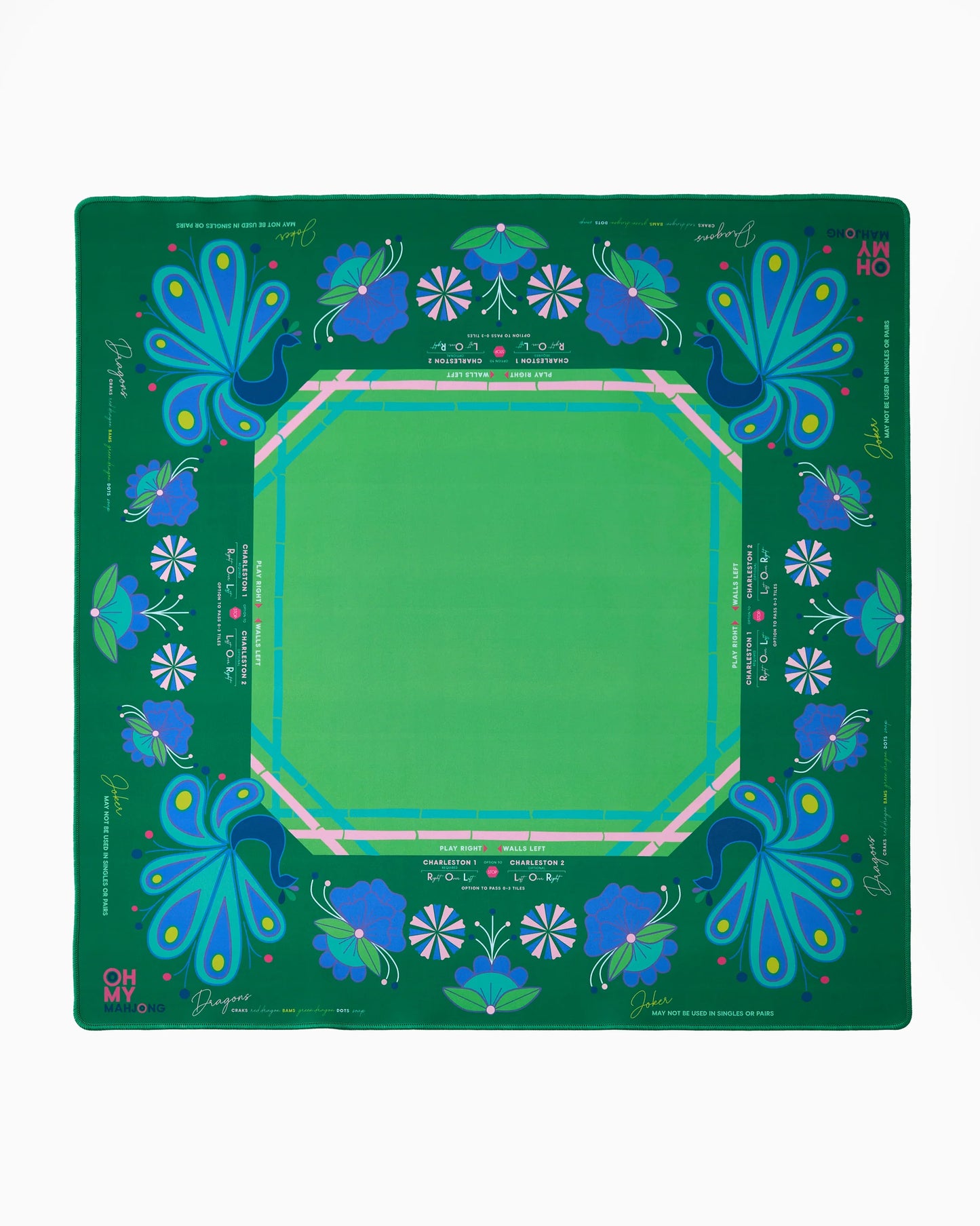 Birdie Green Mat- Oh My Mahjong