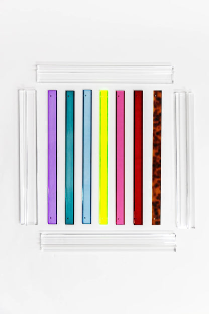 Lucite Mahjong Rack & Pusher Set- Bam Bird Boutique