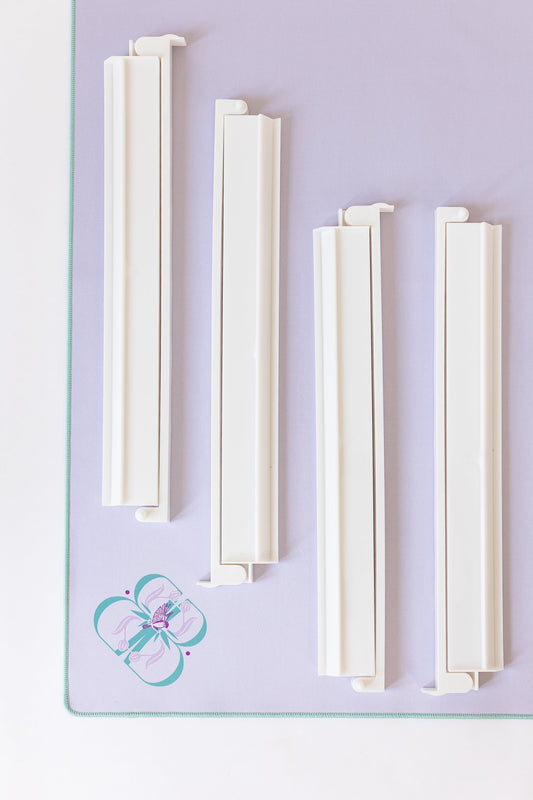 Rack and Pusher Set- Bam Bird Boutique- White
