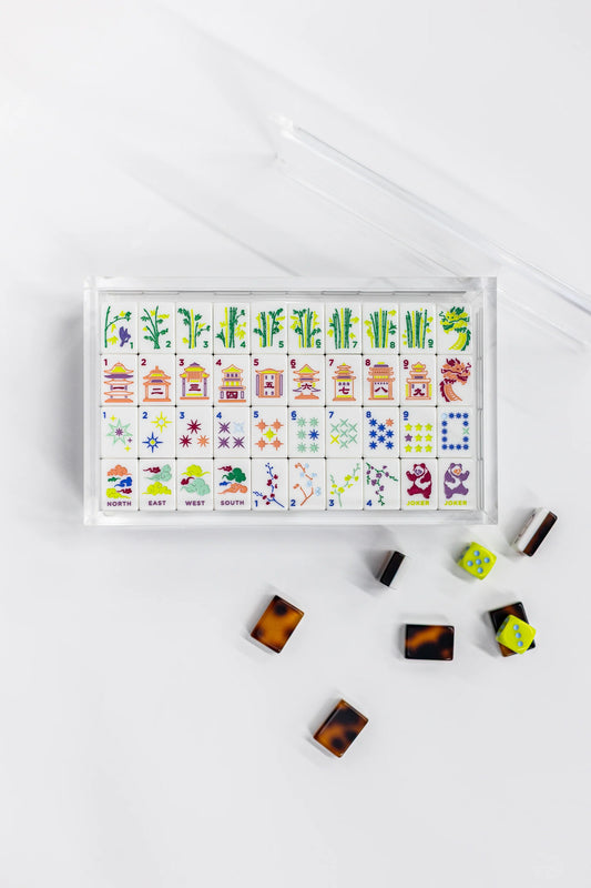 East Meets West Tortoise Shell Tile Set- Bam Bird Boutique