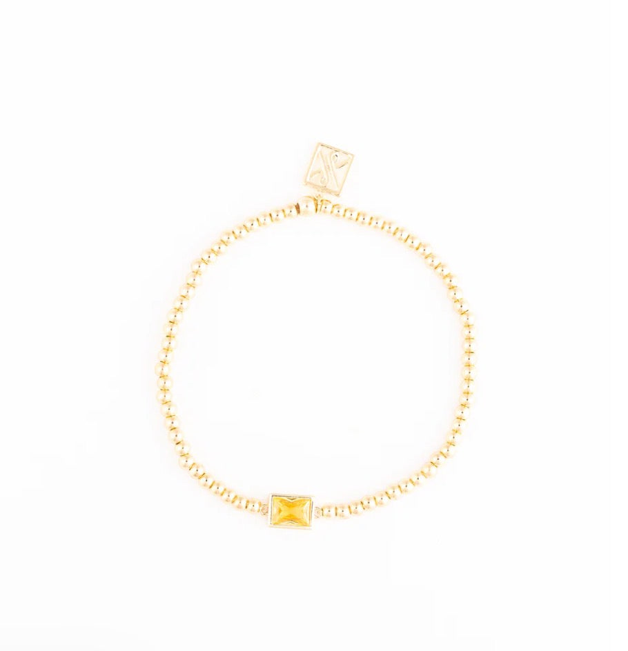 Colby Birth Stone Bracelet- Michelle McDowell