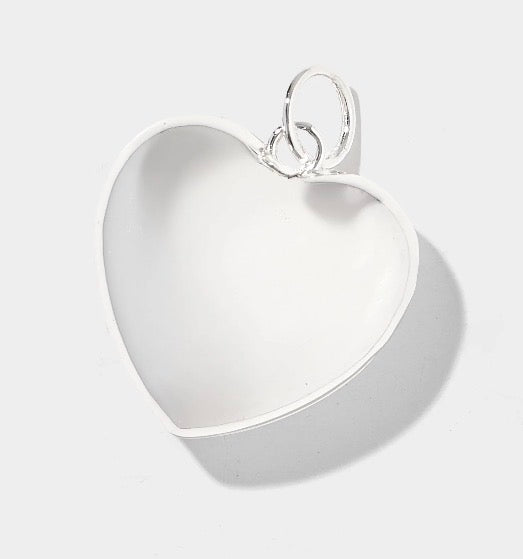 Puffy Heart Charm- Allie+Bess