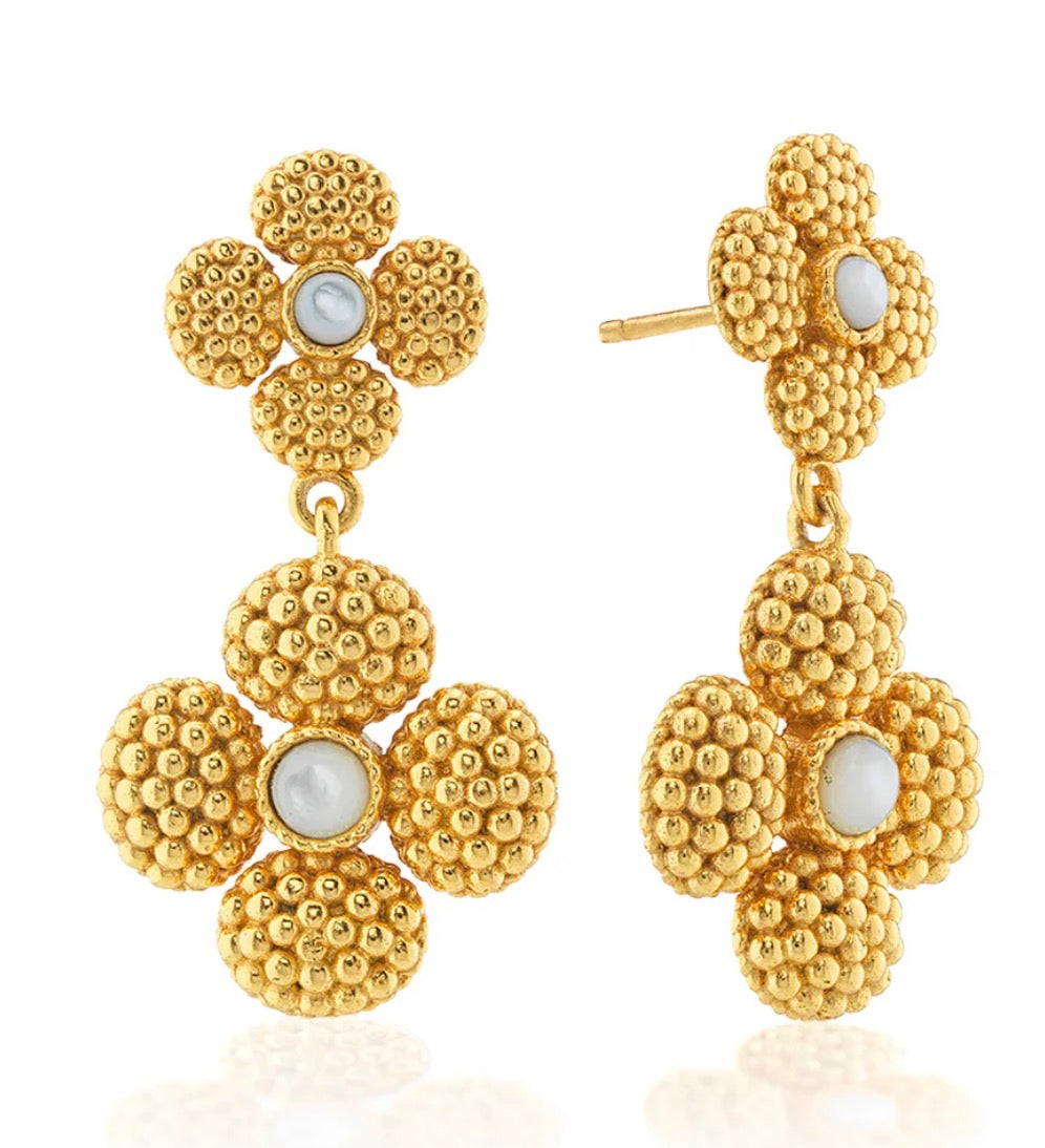 Berry Clover Convertible Duo Earrings