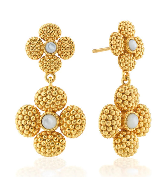 Berry Clover Convertible Duo Earrings