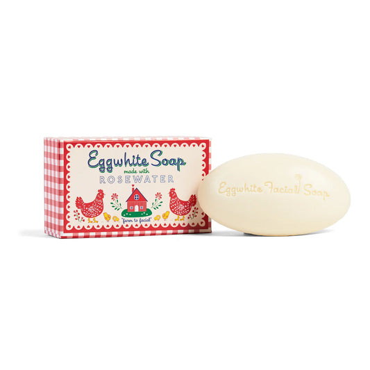 Egg white & Rosewater Facial Soap
