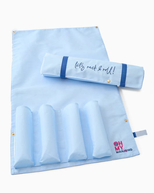 Light Blue Let’s Rack & Roll Bag- Oh My Mahjong