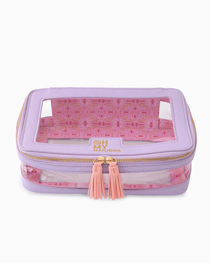 Lavender Tile Storage Bag - Oh My Mahjong