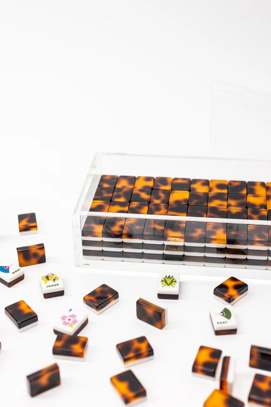Classic Tortoise Shell Tile Set- Bam Bird Boutique