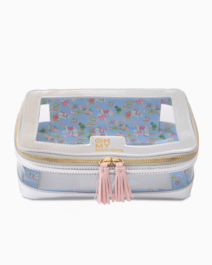 Silver Tile Storage Bag - Oh My Mahjong