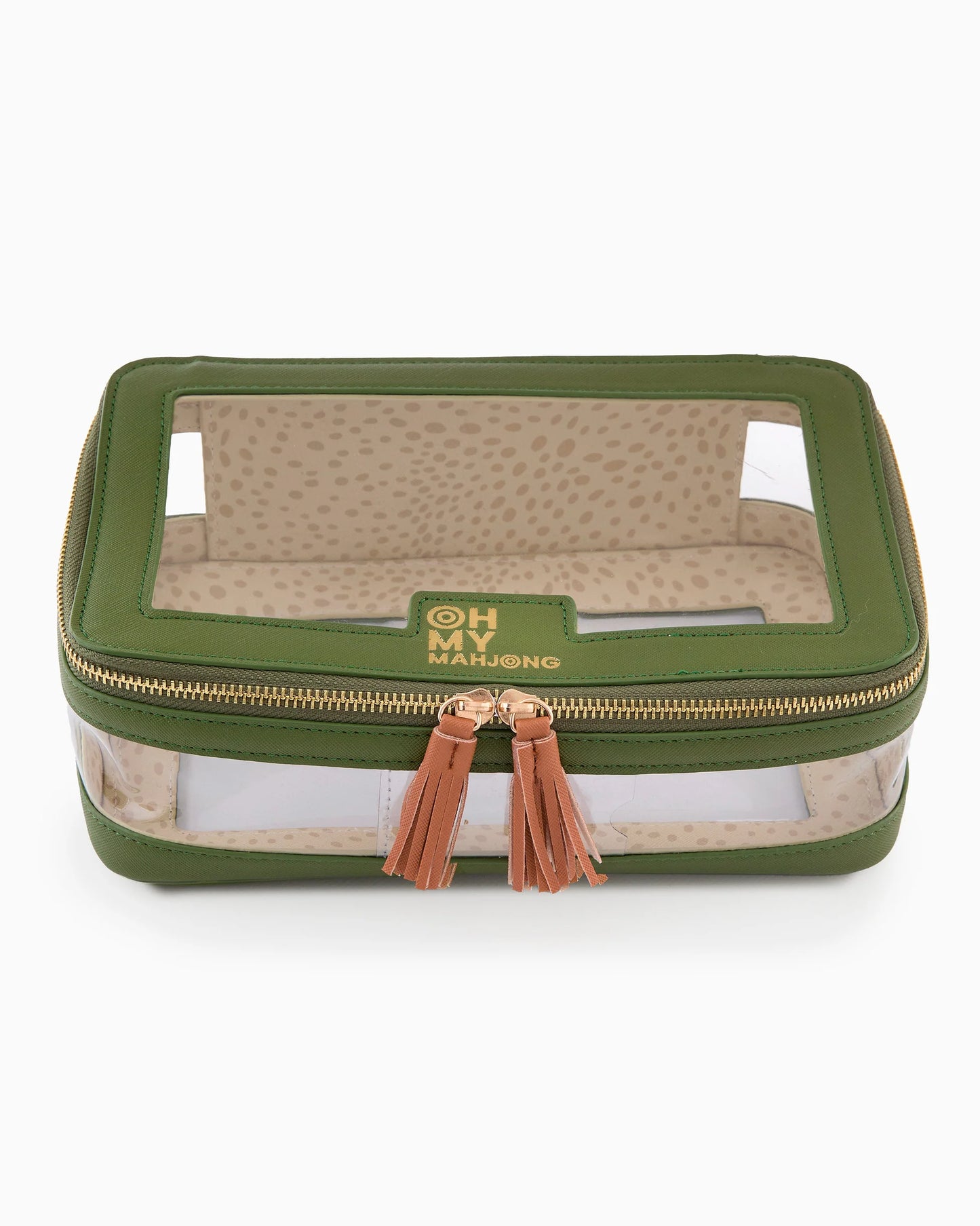 Olive Tile Storage Bag - Oh My Mahjong