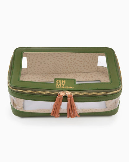 Olive Tile Storage Bag - Oh My Mahjong