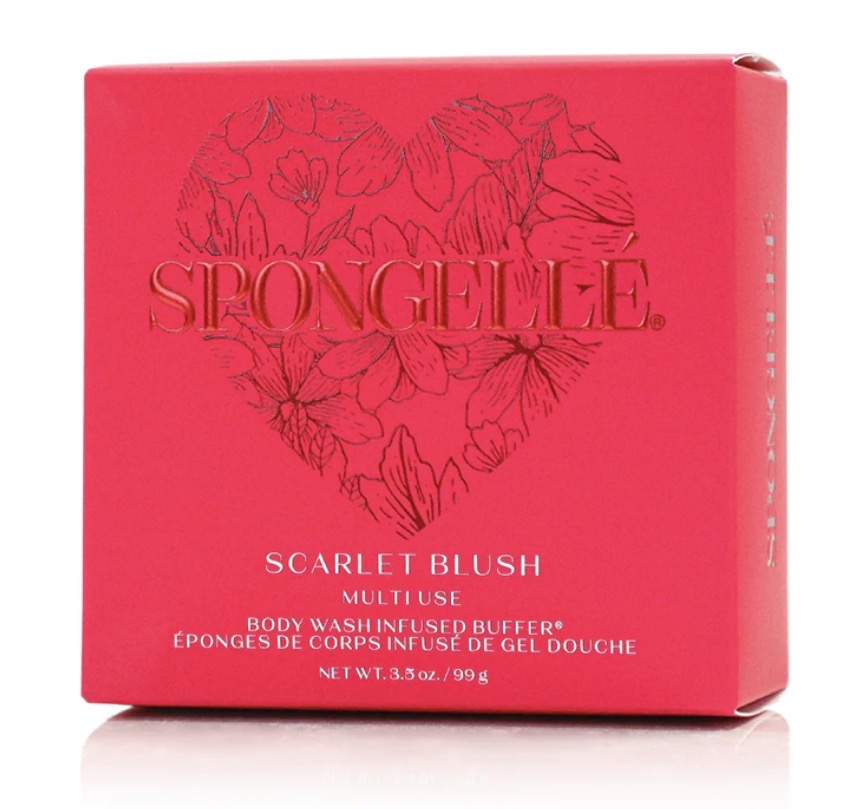 Scarlet Blush Heart Buffer- Spongelle