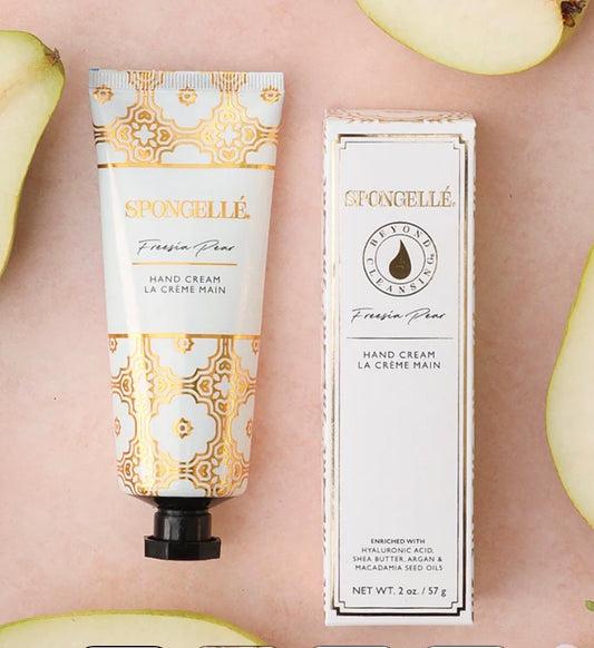 Freesia Pear Hand Cream - Spongelle