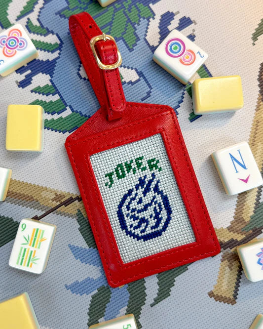 Self Finishing Needlepoint Luggage Tag Kit