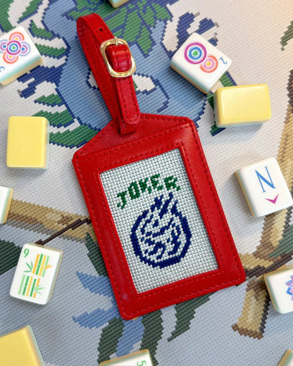Self Finishing Needlepoint Luggage Tag Kit