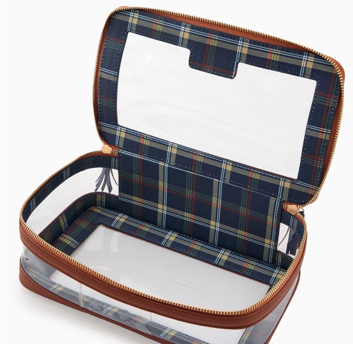 Cognac Tile Storage Bag - Oh My Mahjong