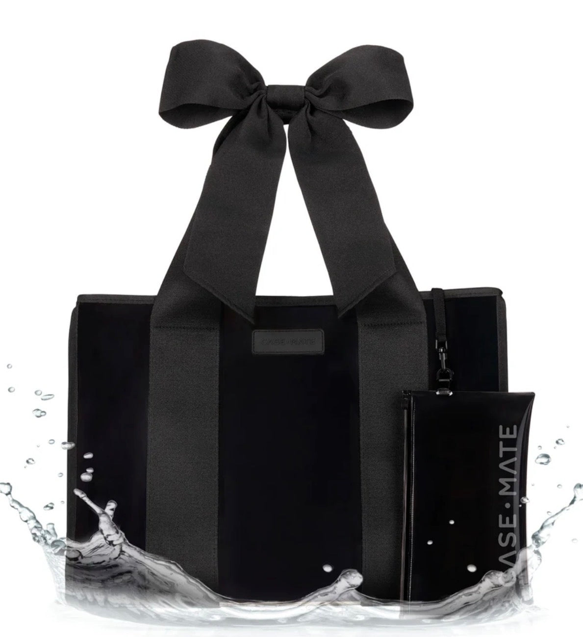 Black Bow Jelly Tote Bag