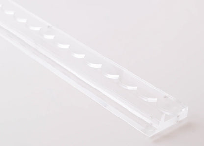 Clear Acrylic Racks with Scallops