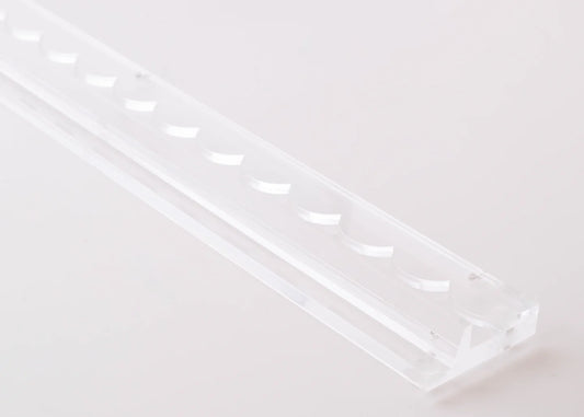 Clear Acrylic Racks with Scallops