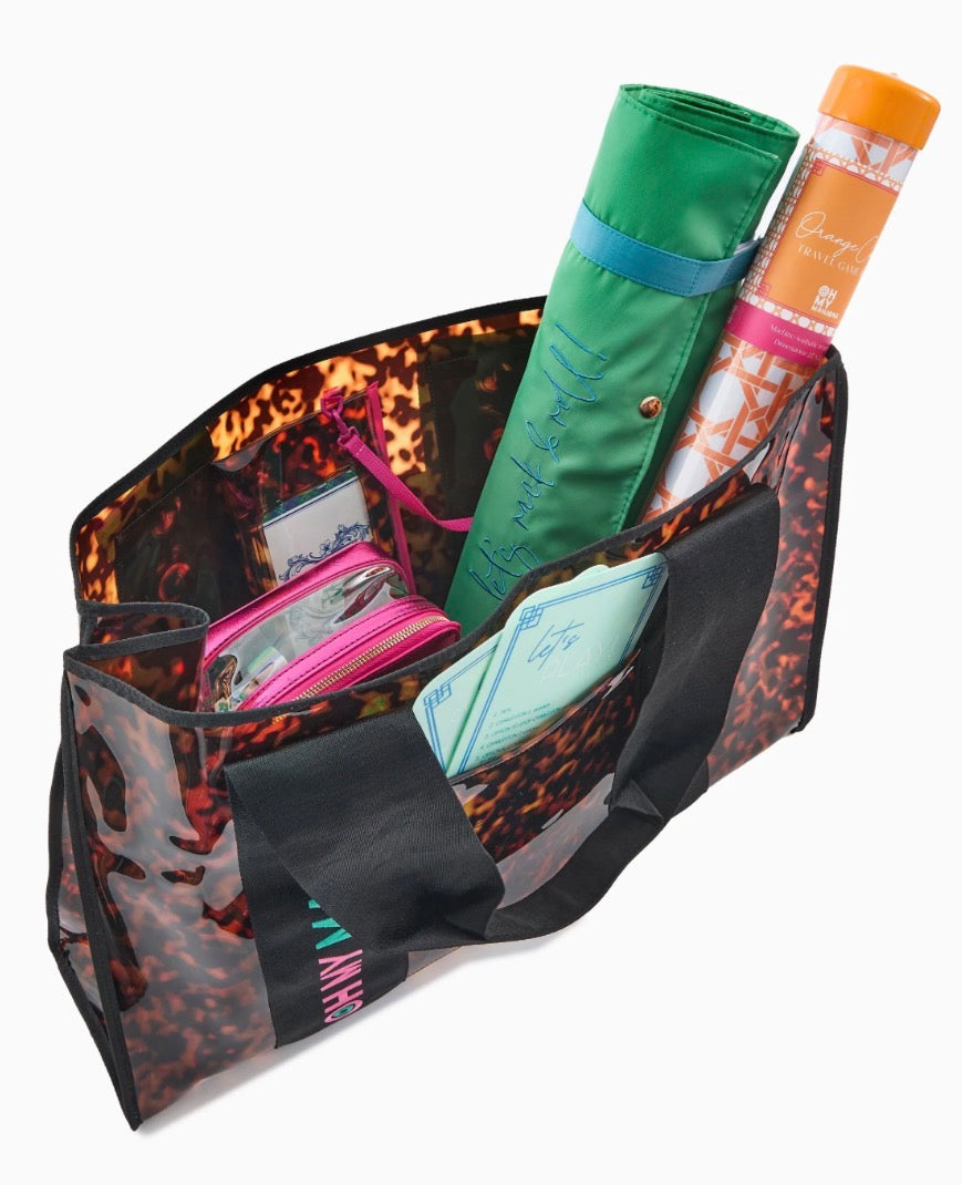 Tortoise Beach Bag- Oh My Mahjong