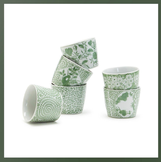 Two’s Company COUNTRYSIDE GREEN CACHEPOT