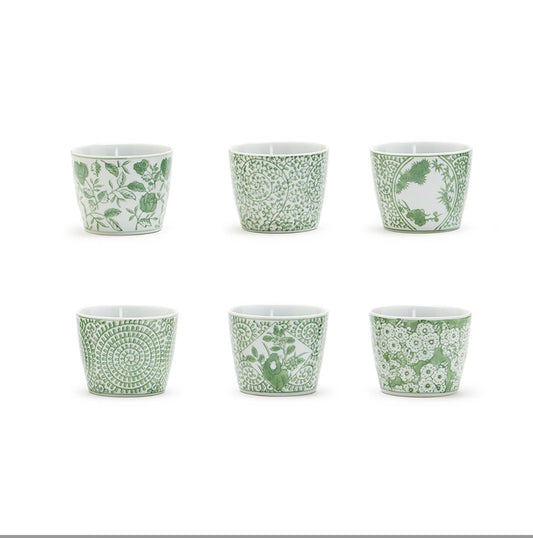 Two’s Company COUNTRYSIDE GREEN CACHEPOT