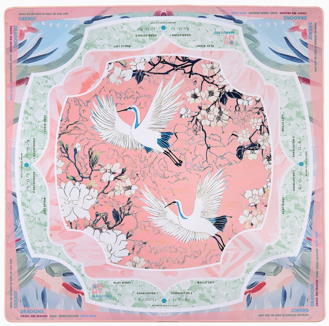 Heron Mat in Tube - Oh My Mahjong