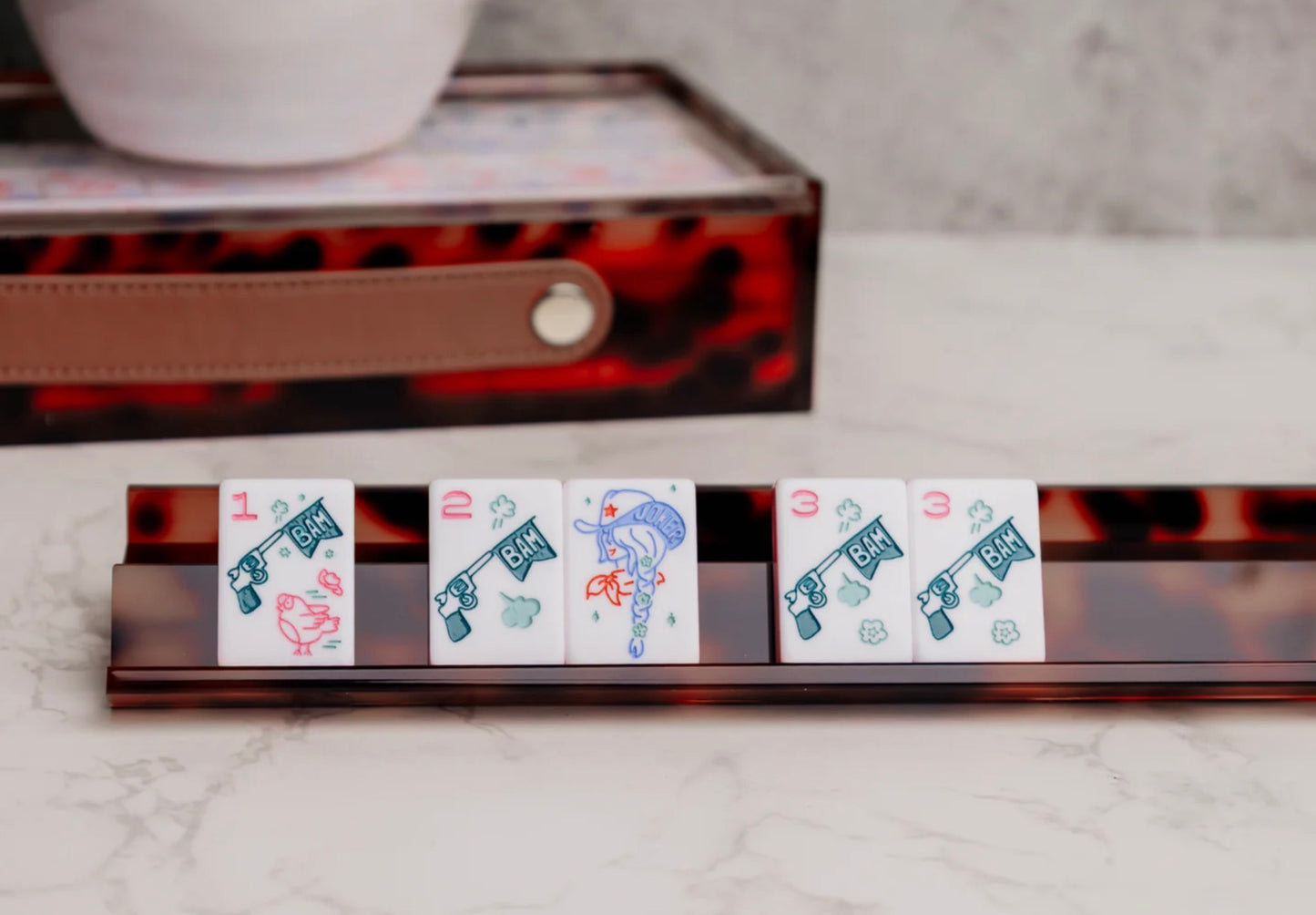 Tortoise Classic Acrylic Racks - Miss Mahjong