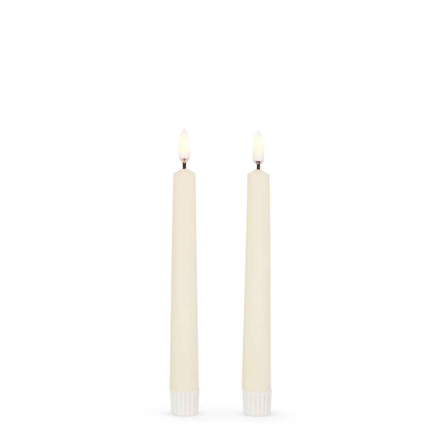7” Ivory Taper Candles- Luminesce