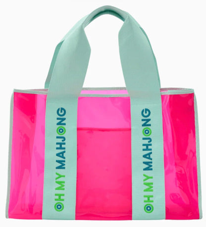 Pink Beach Bag - Oh My Mahjong